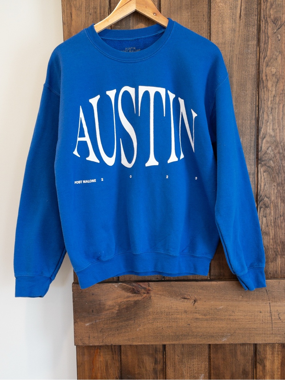 Austin Post Malone C & P 2023 Concert Crewneck Sweatshirt Mens Unisex Medium